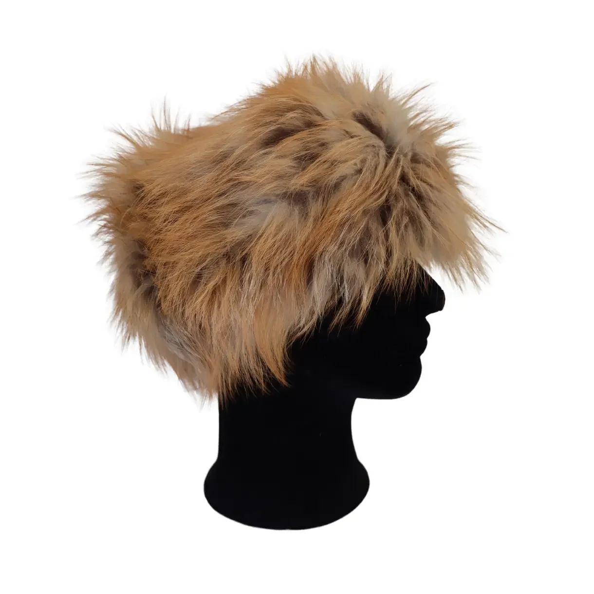 Headband fox fur