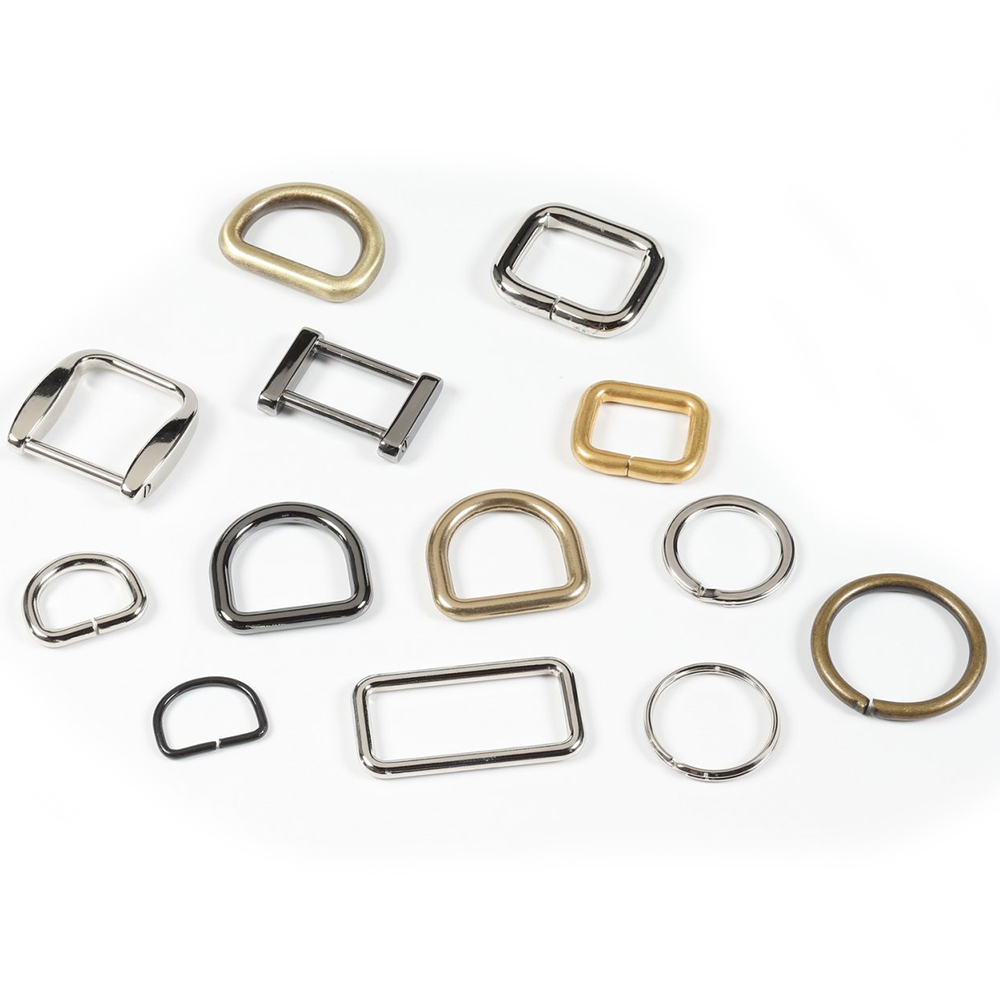  uxcell Metal D Ring 0.79(20mm) D-Rings Buckle for Hardware  Craft DIY Gold Tone, Silver Tone, Black(Total 15pcs) : Arts, Crafts & Sewing