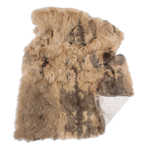 Kaninplade beige/natur 120x60cm