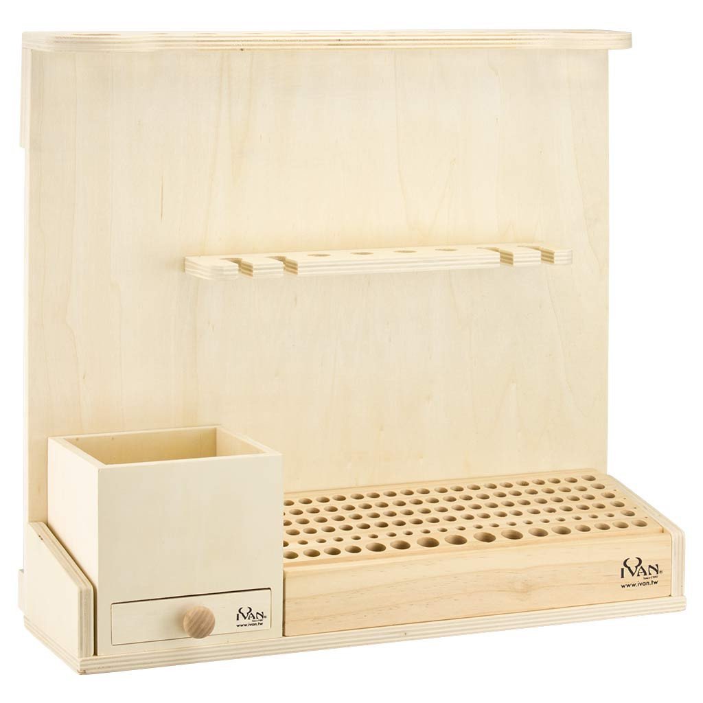 Deluxe Wooden Hand Tool Rack 35 pcs