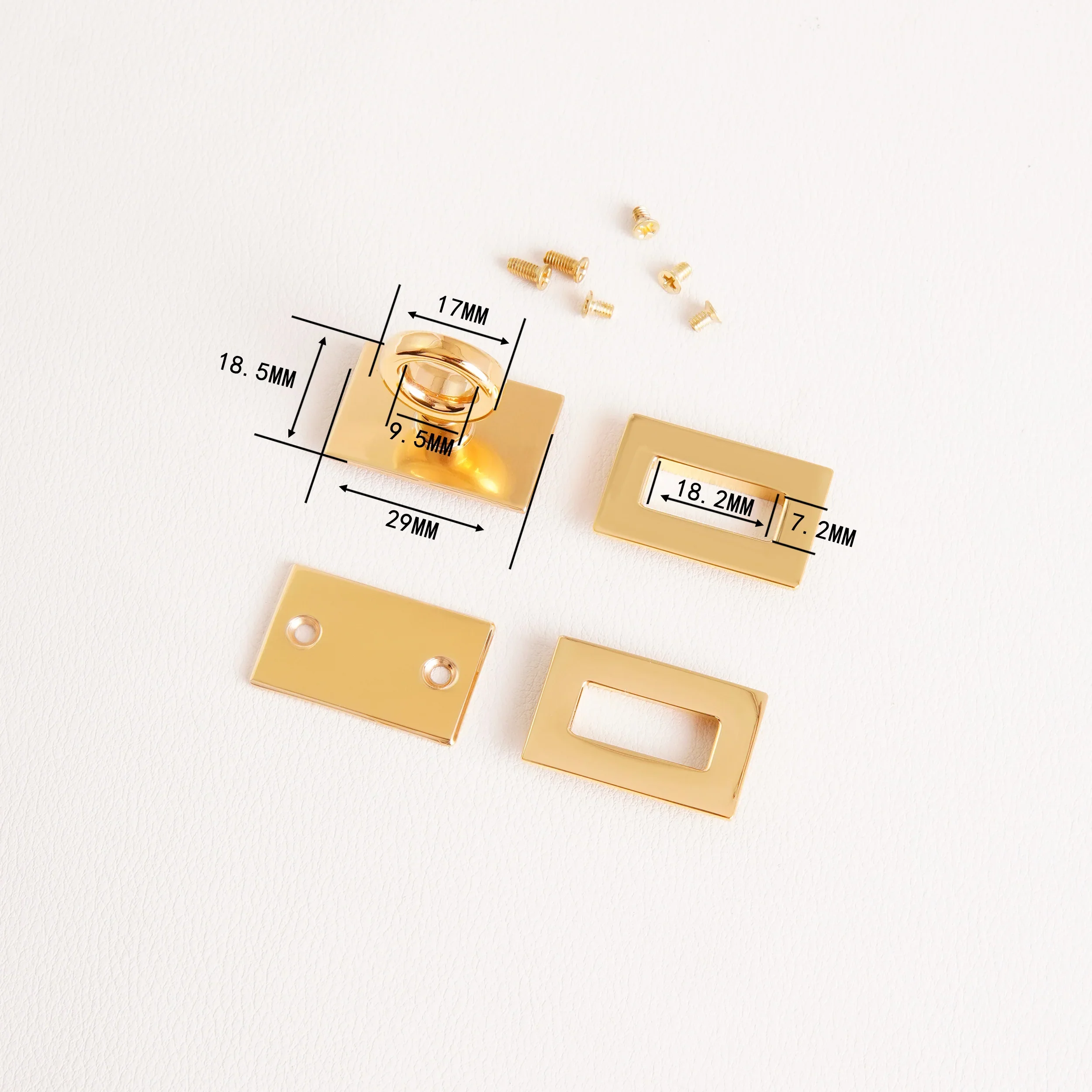 Sirkelhodet firkantet svingls