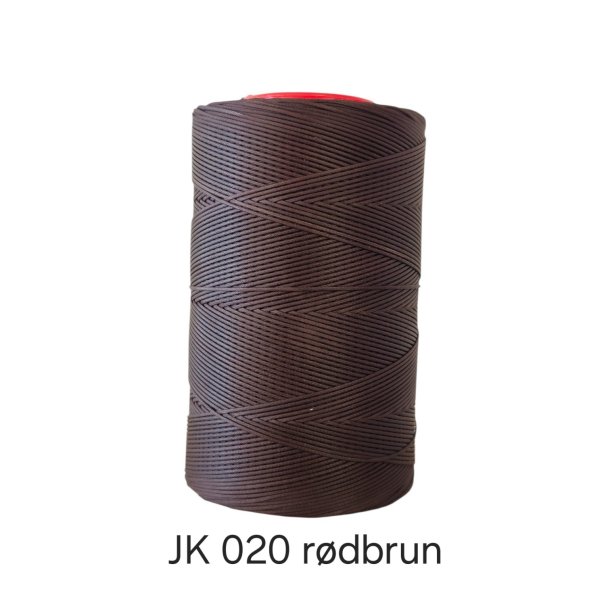 Ritza 25  Tigergarn Flettet vokset polyester -  Ritza 25  0,8 mm / 500m 20 Redbrown