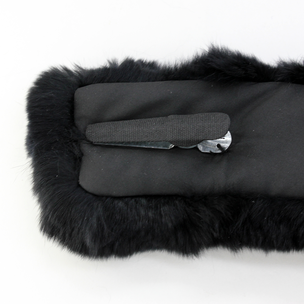 Col fourrure Lapin Rex 65cm