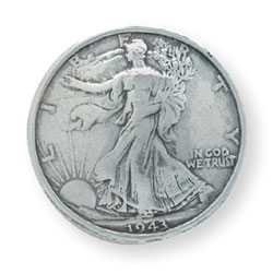 Concho half dollar 30mm