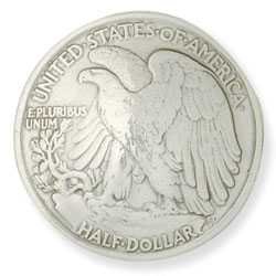Concho half dollar 30mm