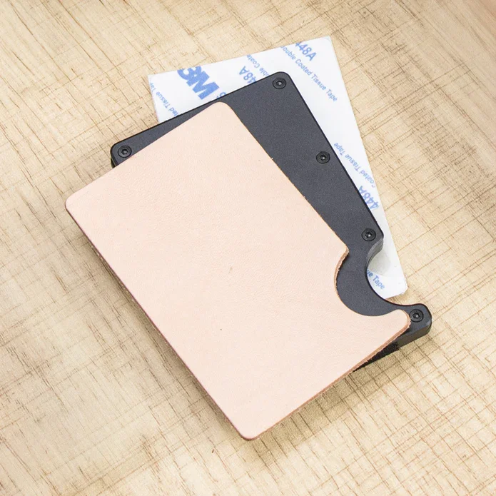 Kompakt RFID-kortskydd med sedelklmma