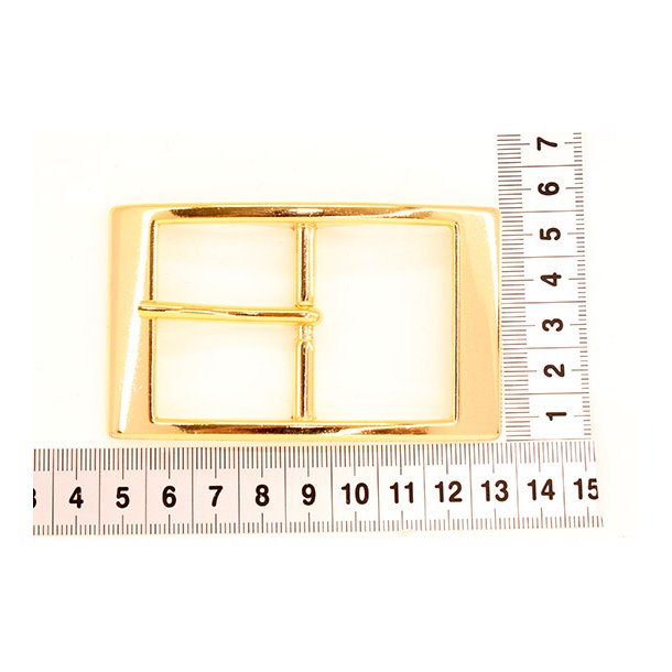 Spænde dbl 40mm guld - Ydermål 85x51mm