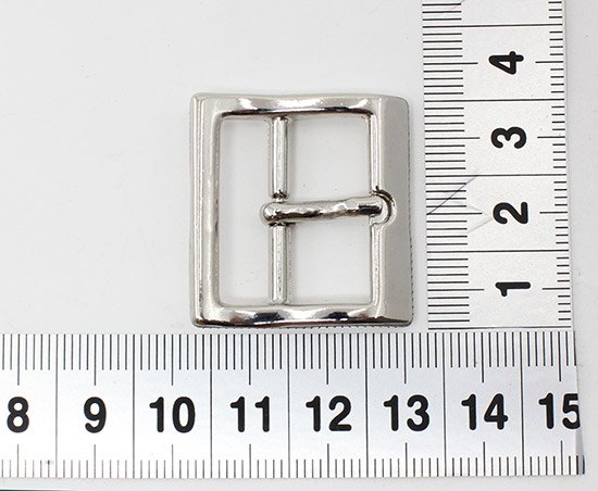 Buckle center bar Nickle 24mm