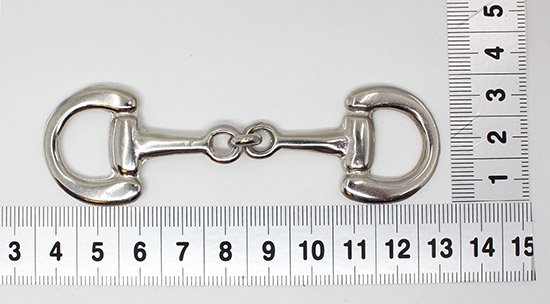 Snaffle Bit Buckle 93mm long x 26,5mm
