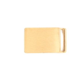 Pladespnde 20mm brsted messing - Yderml 40x23mm