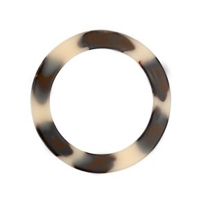 Acrylic horn bag handle 16cm 2 pcs - Inner: 12,5cm Thick: 7mm