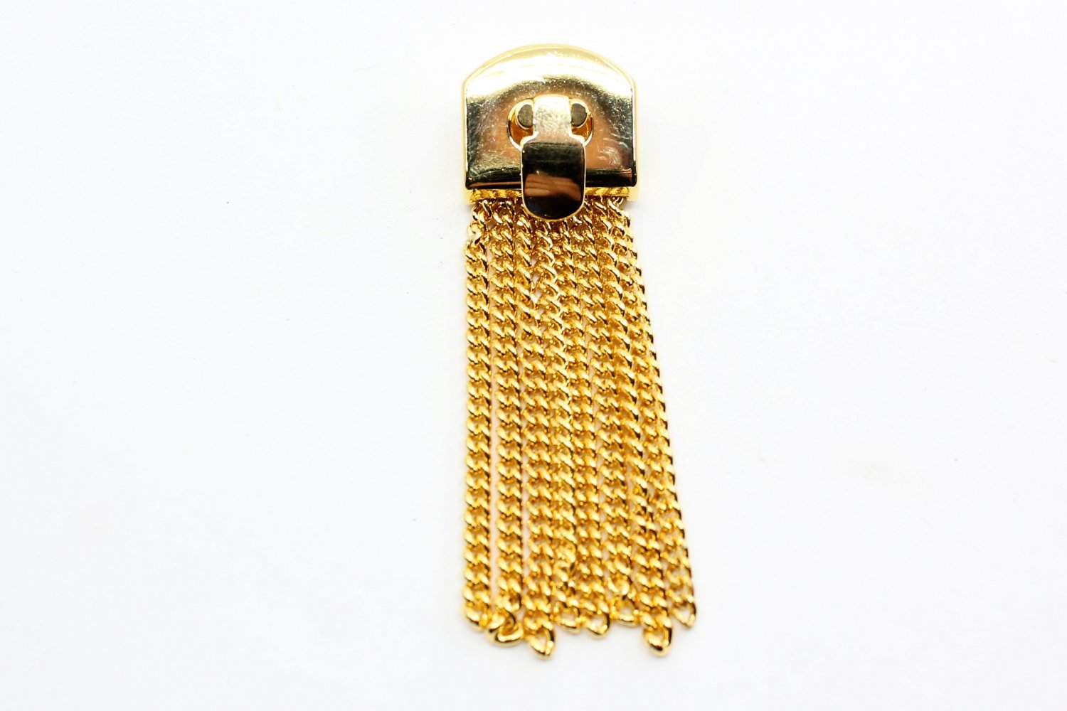 Bag lock with fringe gold