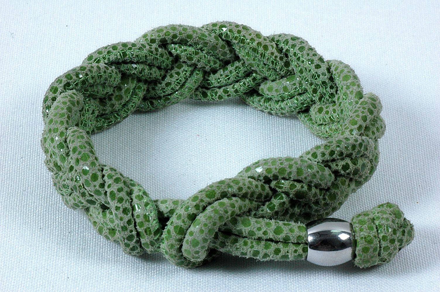 Phython  Round leather cord machine stitched suede cord 5mm