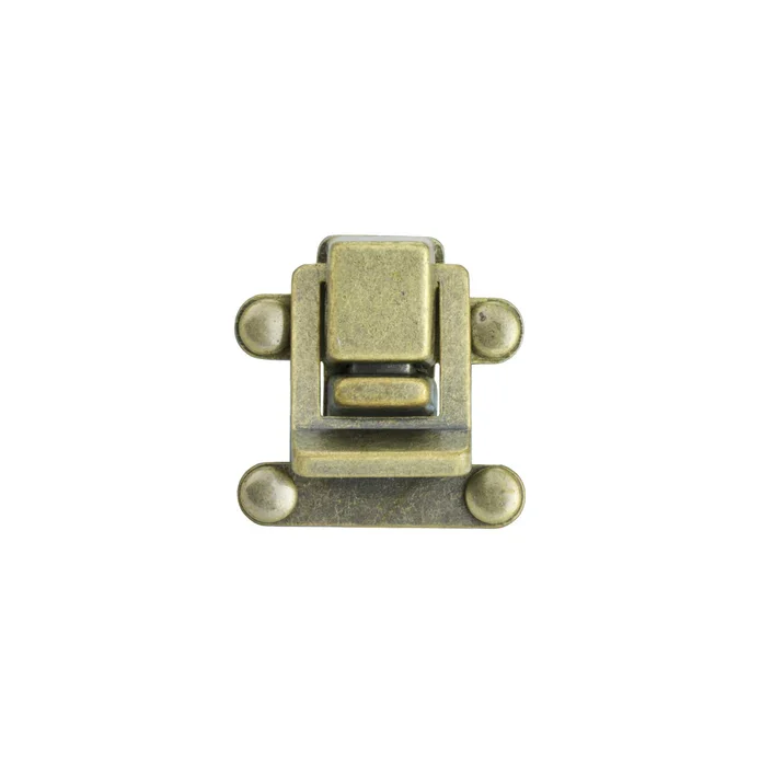 Serrure  bascule carre avec rivets