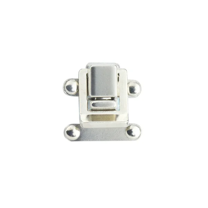Serrure  bascule carre avec rivets