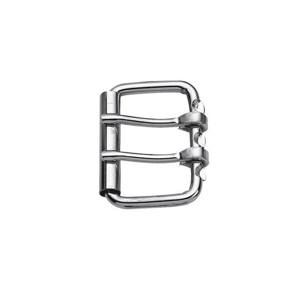 Roller buckle w/double prong 52mm