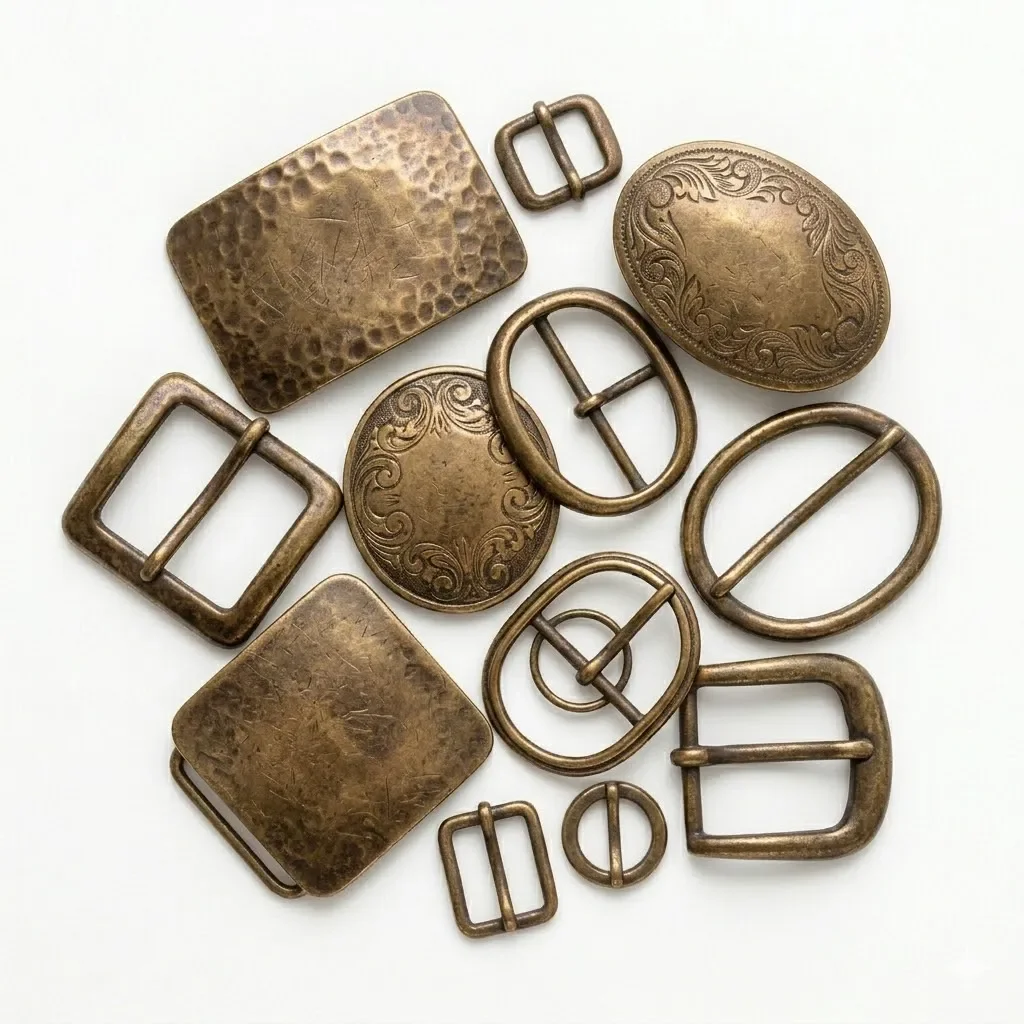 Boucles et attaches-ceinture assorties