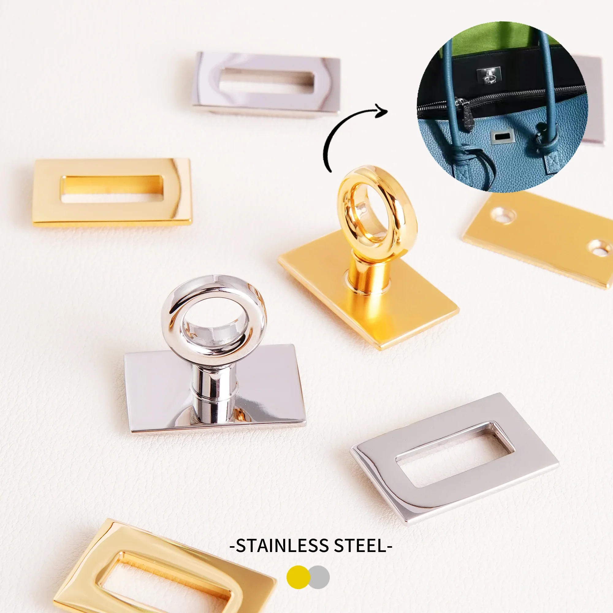 Sirkelhodet firkantet svingls