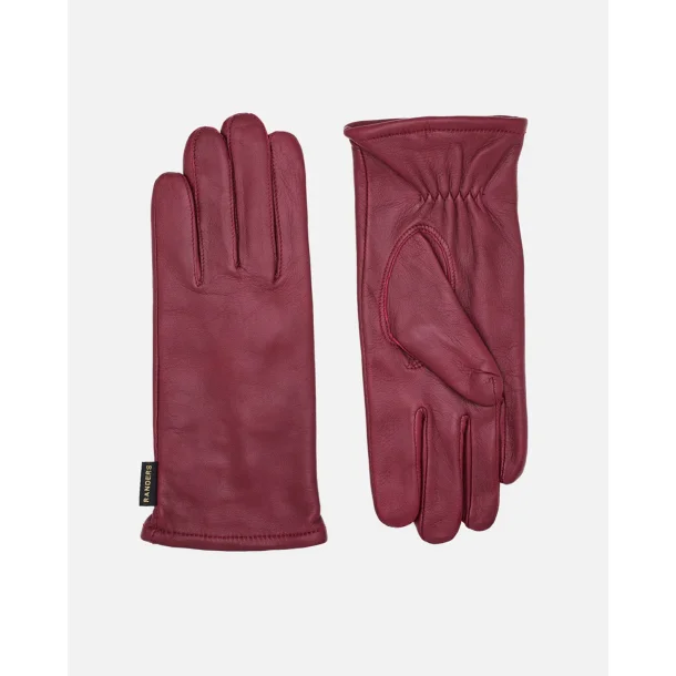 Damehandske i lammeskind m/Fleece for