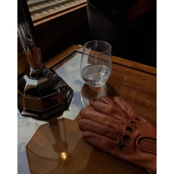 Krehandsker i glat bldt lammeskind