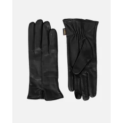 Damehandske i lammeskind med Touch sort