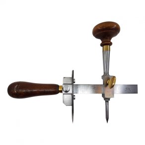 Passer Kompasskniv med Træhåndtag til læder 13,5cm - Blanchard 