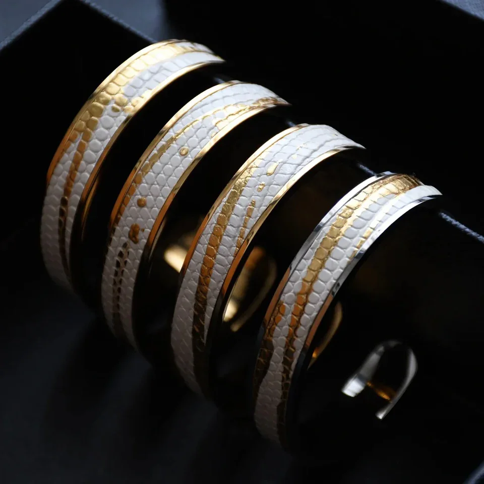 Bracelet en cuir de luxe DIY