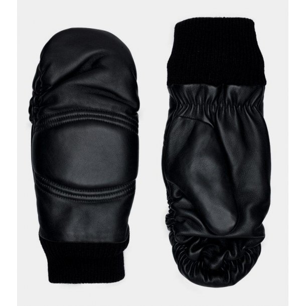 Mitten, Lamb, with Pile lining + Polyfill, 2 knitted Cuff ads to the lenght.