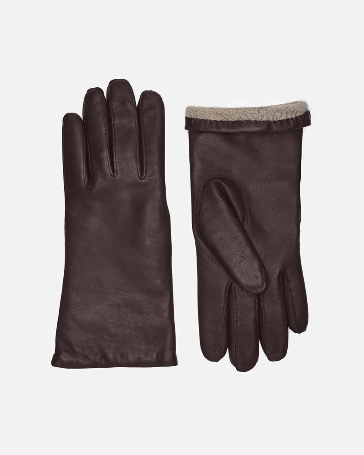 Gloves for laidies in smooth lambskin w/woollinin, many colours
