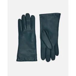 Damehandske i bldt lammeskind med uldfoer - klassisk