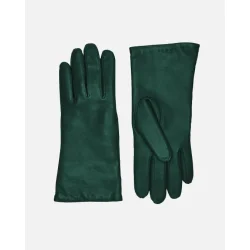 Damehandske i bldt lammeskind med uldfoer - klassisk