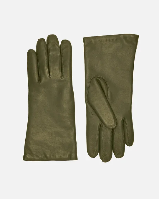 Gloves for laidies in smooth lambskin w/woollinin, many colours