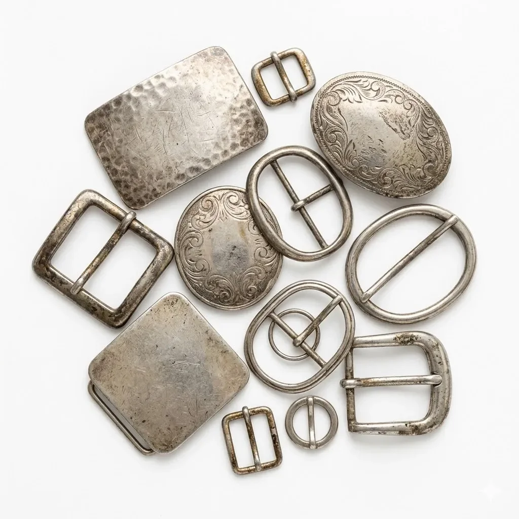 Boucles et attaches-ceinture assorties