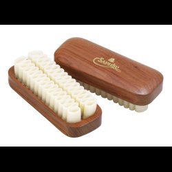 Natural crepe brush for suede and nubuck. Exotic wood handle - Saphir Medaille d'or 