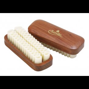 Ruskindsb�rste til ruskind og nubuck med eksotisk tr�h�ndtag - Saphir Medaille d'or 