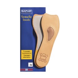 Dame 3/4 hjhlede indersl - Saphir