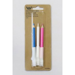 Krijtpotlood MET PENSEEL (3 STUKS) SB