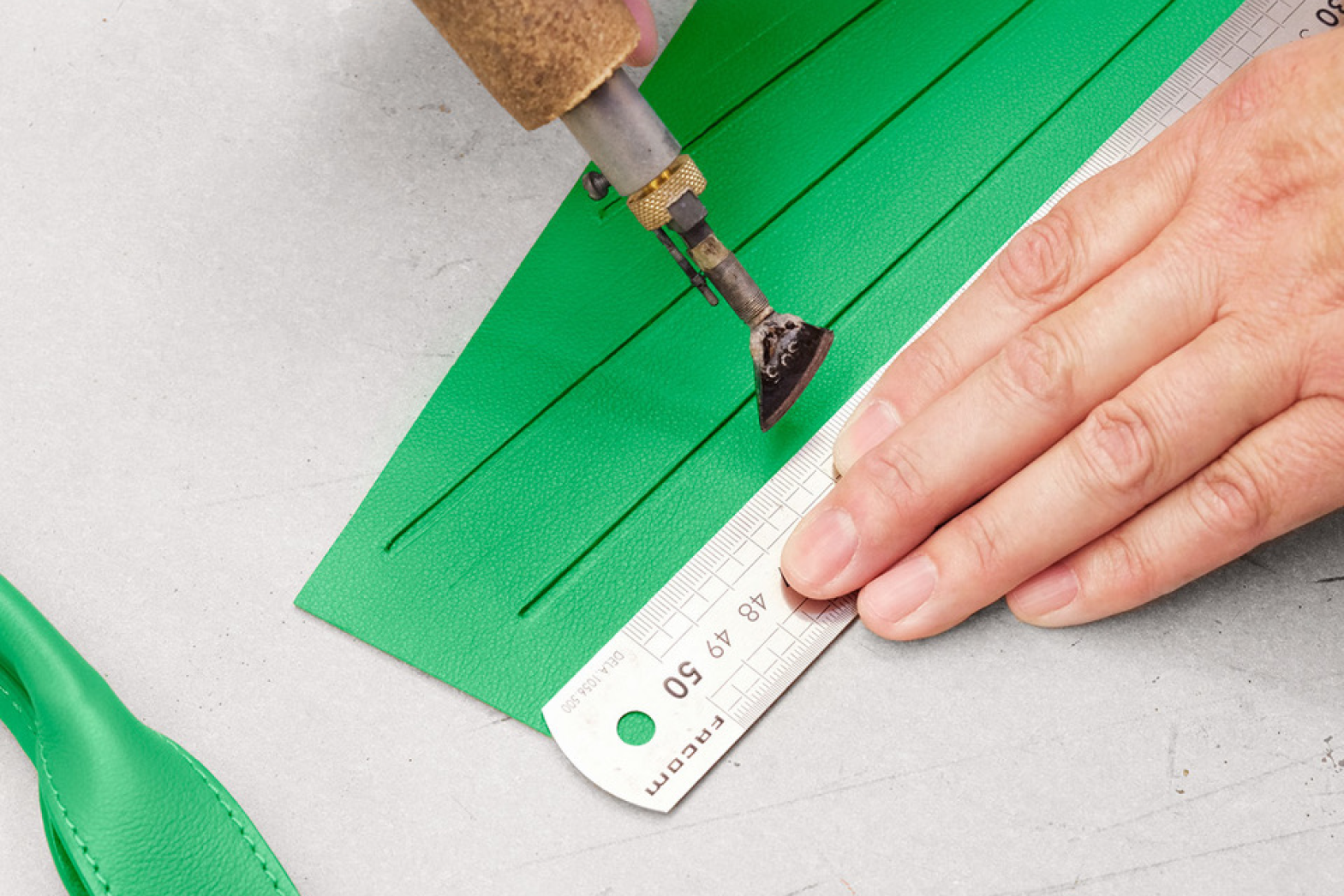 S Plane Creasing Tips for Electric Leather Edging Creaser Machine  - Fileteuse