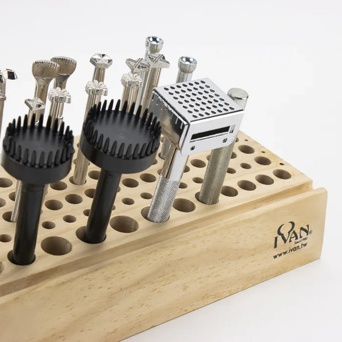 Grand porte-outils en bois