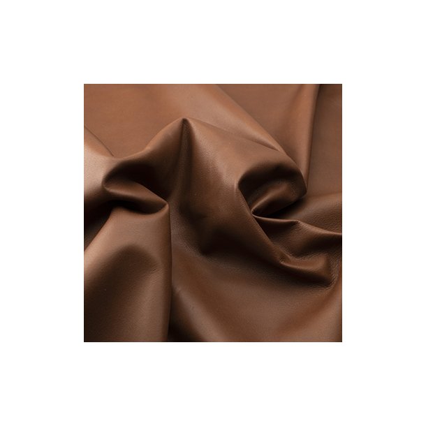 Peau d'agneau nappa pigmente - 0,6-0,7mm 7 Pi.ca. Cognac 340 1/2 peau