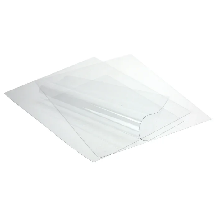 Doorzichtige plastic vellen, 3 stuks, 22 x 28 cm