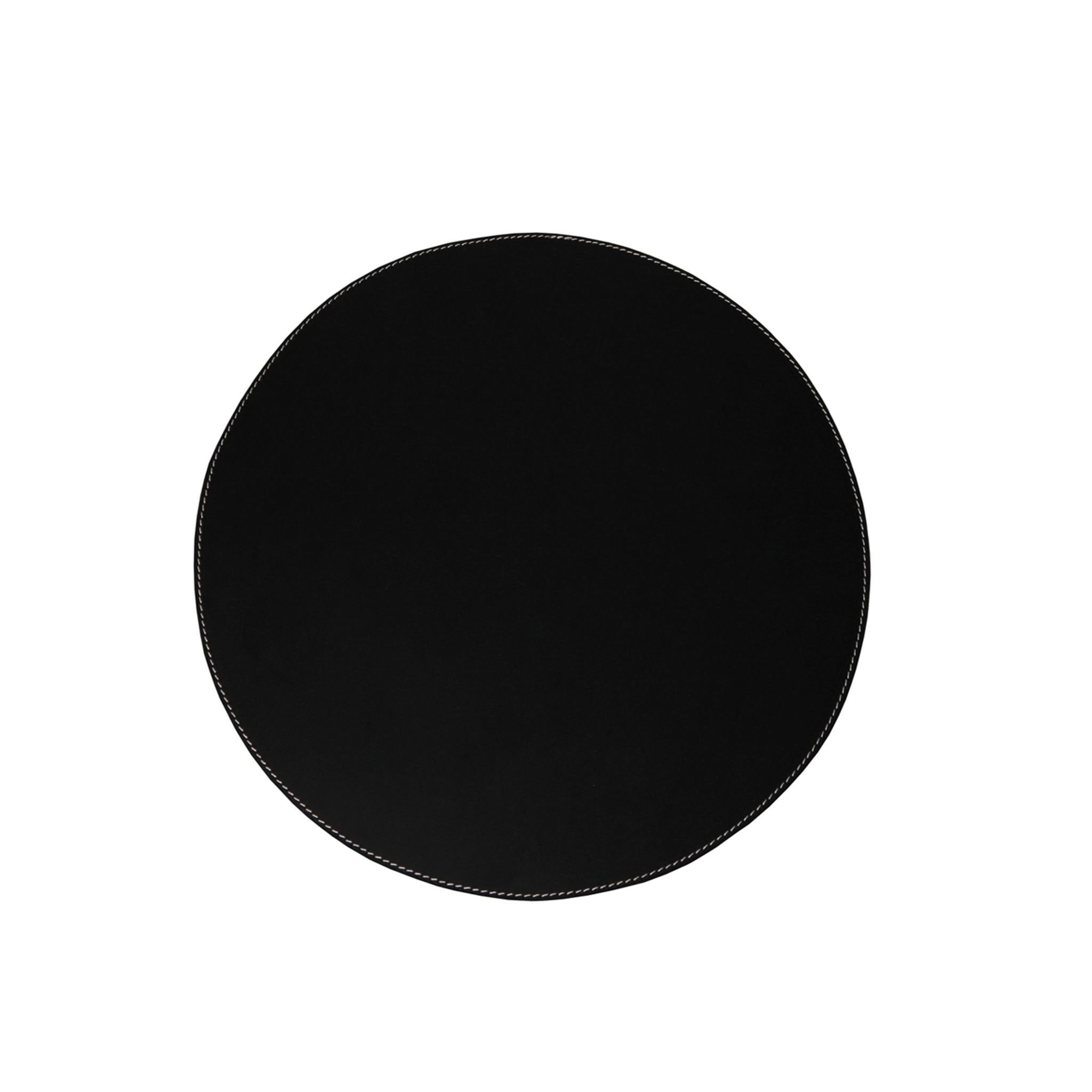 Round Leather Placemat 37cm