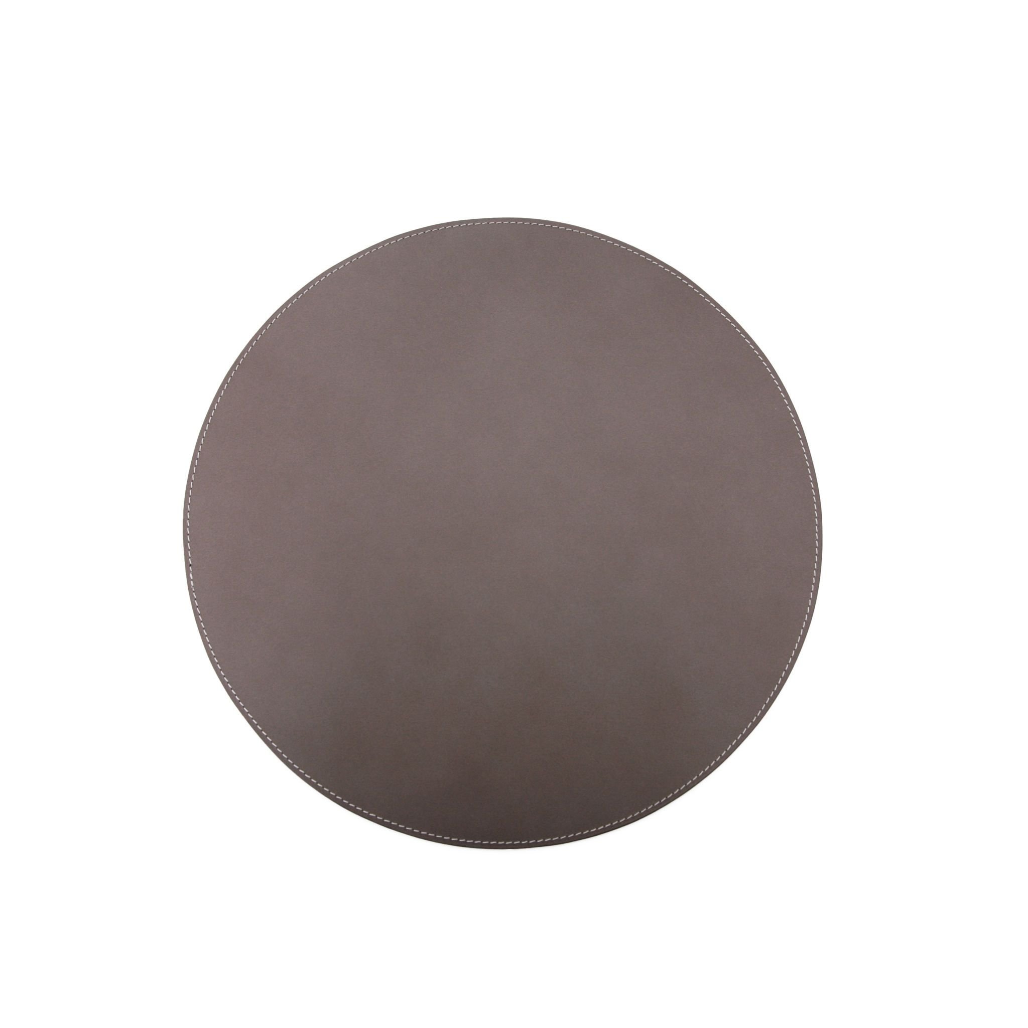 Round Leather Placemat 37cm