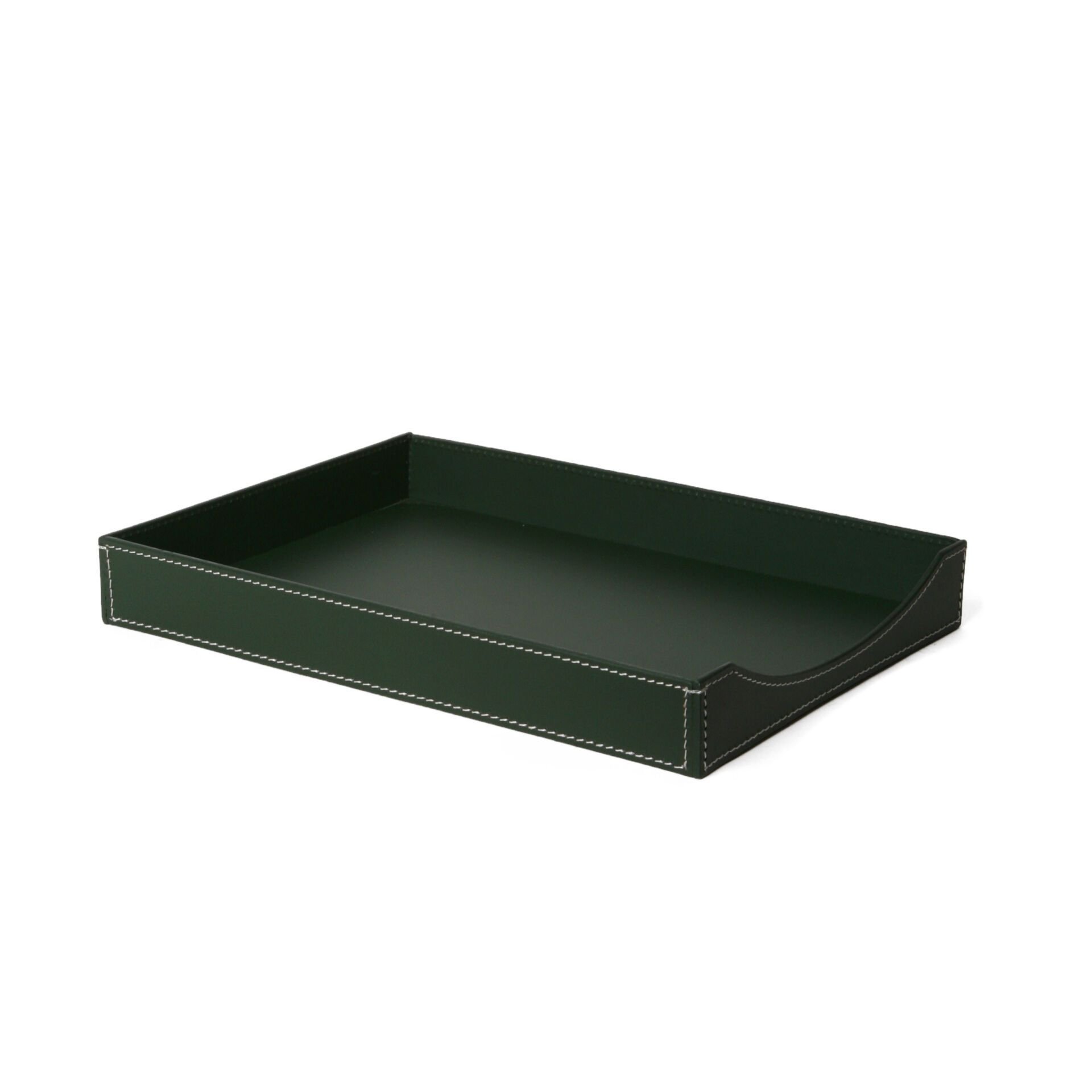 Bac  courrier en cuir