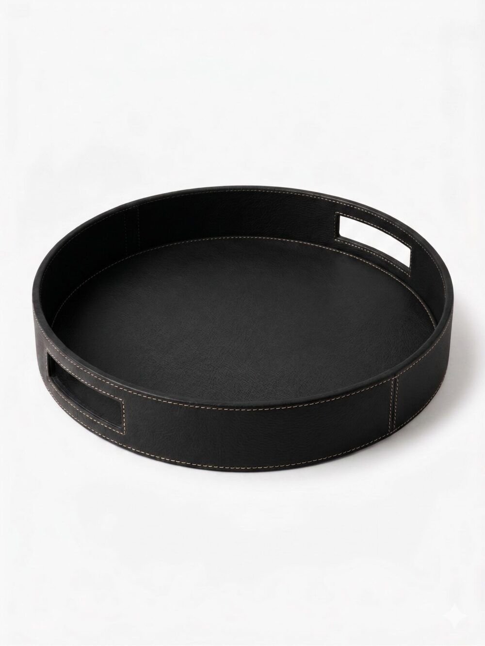 SERVERINGSBAKKE I L�DER RUND �. 45 CM.