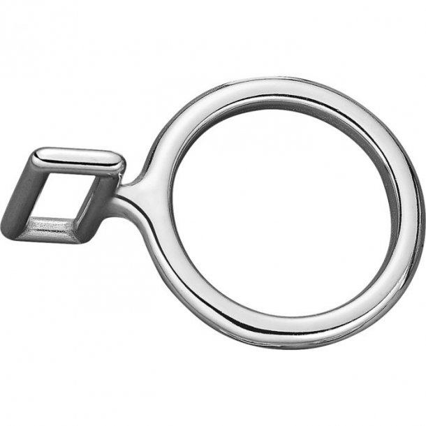 Neck strap ring - Stainless steel, 38 mm clear width, 26 mm eye width