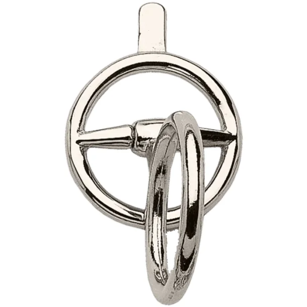Halsstrop ring bevgelig, standard - tysk slv hjpoleret, 40 mm klar bredde