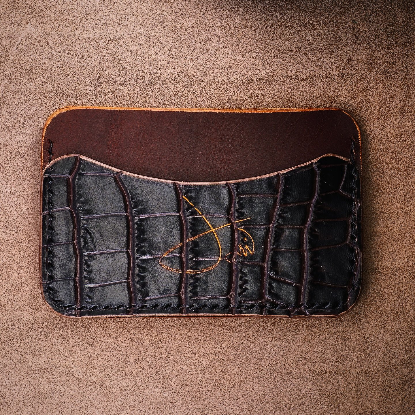 Gabarit - Porte-cartes 2 pochettes - Tlcharger