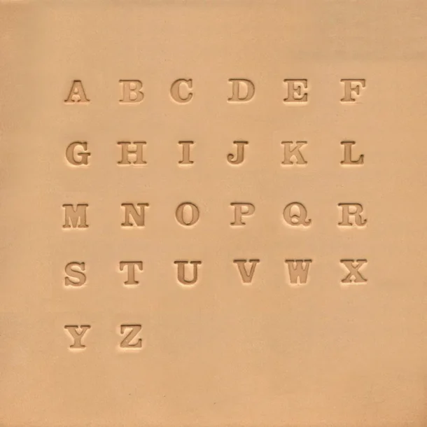Leather Alphabet Set 6,5mm "Serif"
