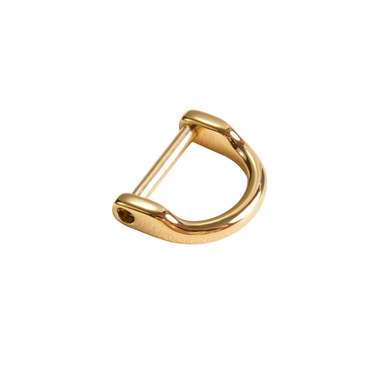 BAGUE EN FORME DE FER  CHEVAL AVEC GOUPILLE  VIS